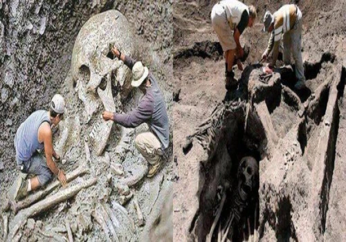 Human's giant skeletons found in an ancient city of East Africa
